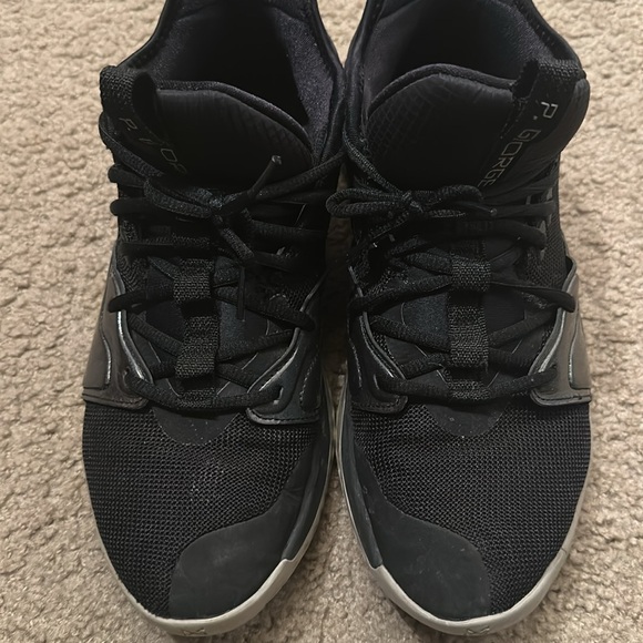 Nike Men PG Paul George Basketball Shoes Black Mid Top Athletic Sneakers Sze 9.5 - Picture 6 of 6